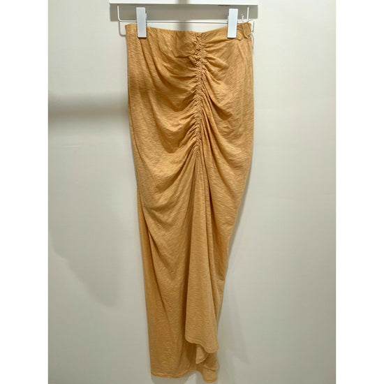 Load image into Gallery viewer, Slub Jersey Shirred Skirt
