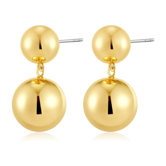 Double Ball Earrings - Babette