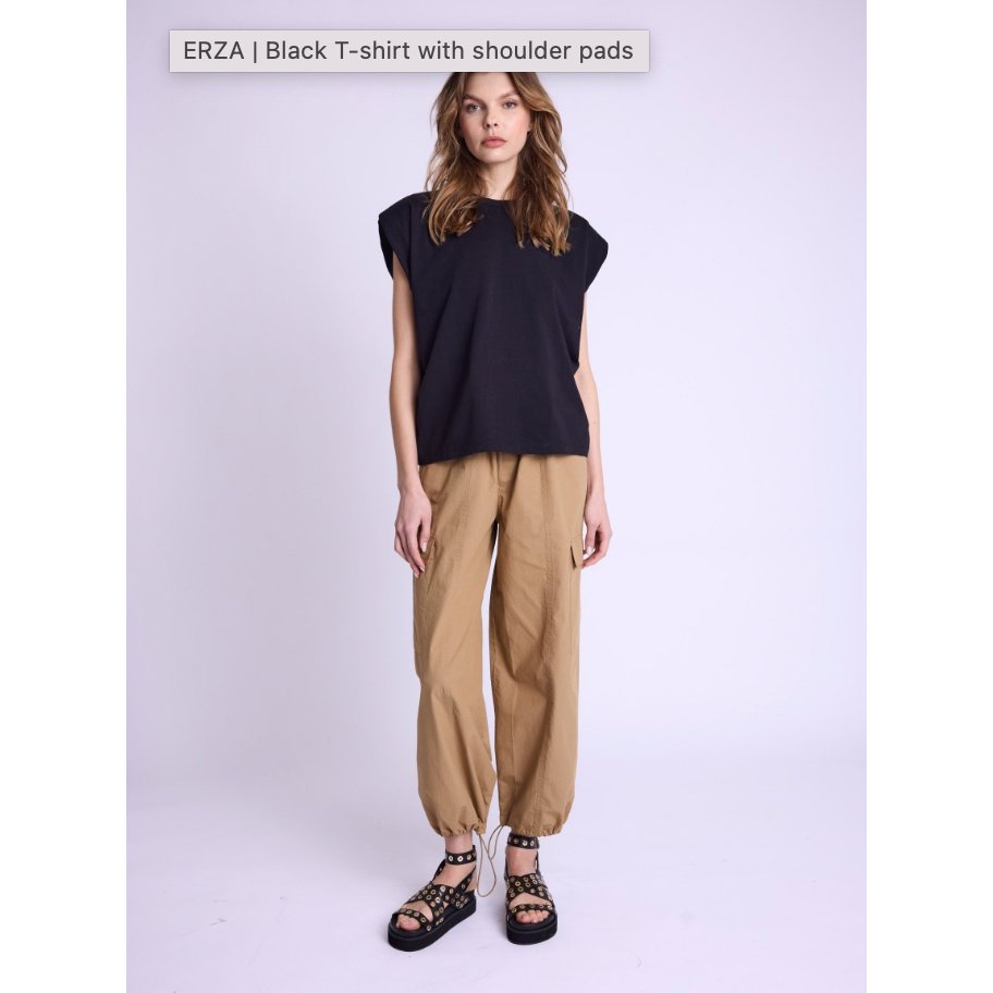 Erza Cotton T-shirt with Embroidery - Babette