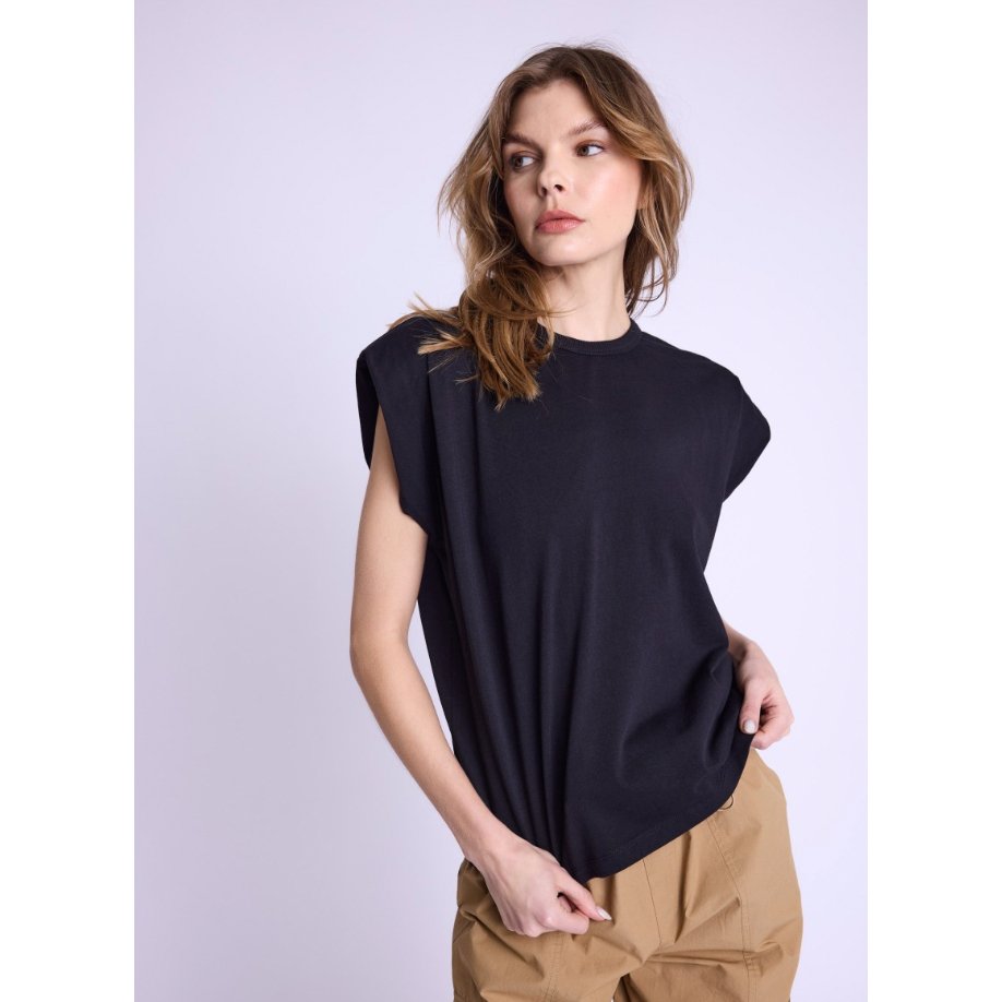 Erza Cotton T-shirt with Embroidery - Babette