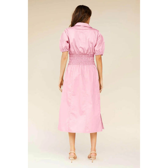 Rosanna Midi Shirred Shirt Dress - babette.shop