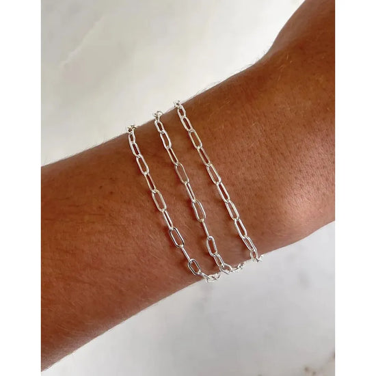 Silver Link Bracelet - Babette