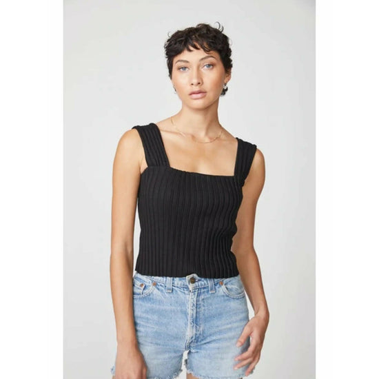 Load image into Gallery viewer, Siro Rib Cropped Top - babette.shop
